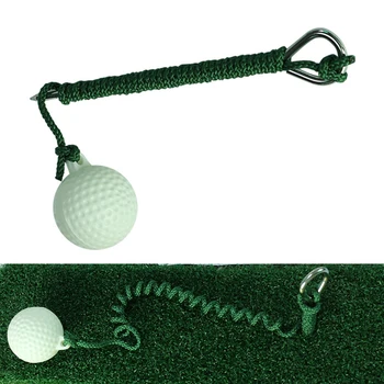 

Beginners Golf Ball With Rope Sport Hit Accessory Training Aids Plastic Practice Swing Durable Practical Outdoor Shot