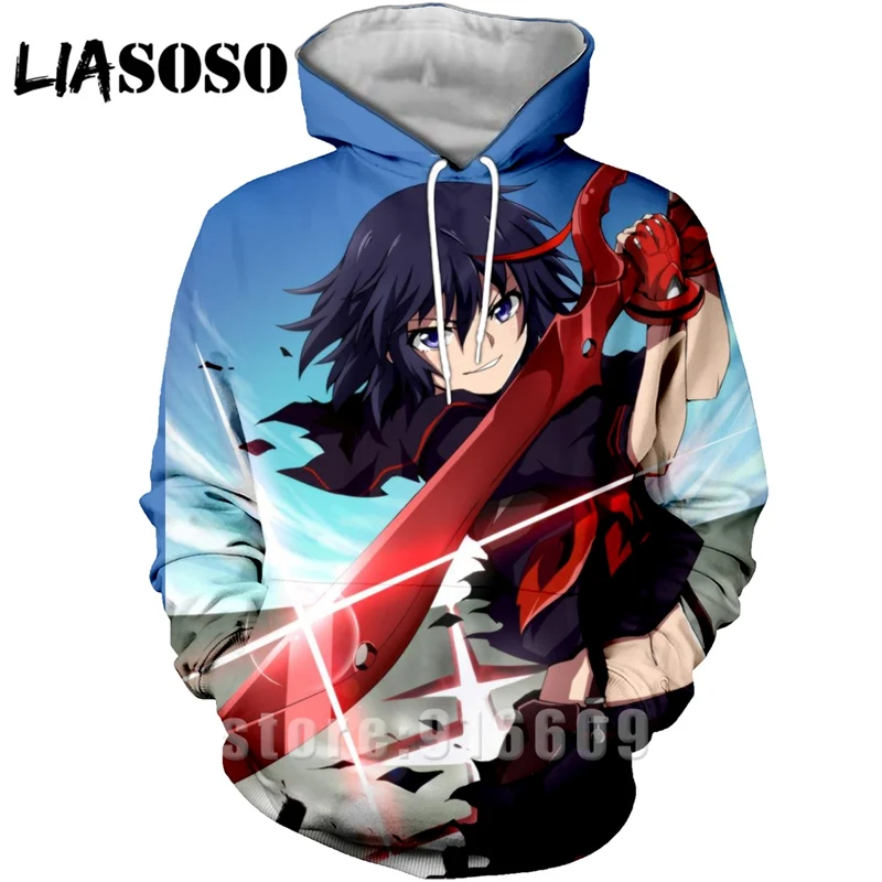 2 Kill la Kill толстовки с изображением героев комиксов хип-хоп худи с 3D принтом Modis мужские и женские толстовки забавные новые спортивные костюмы модные пальто пуловер - Цвет: 2