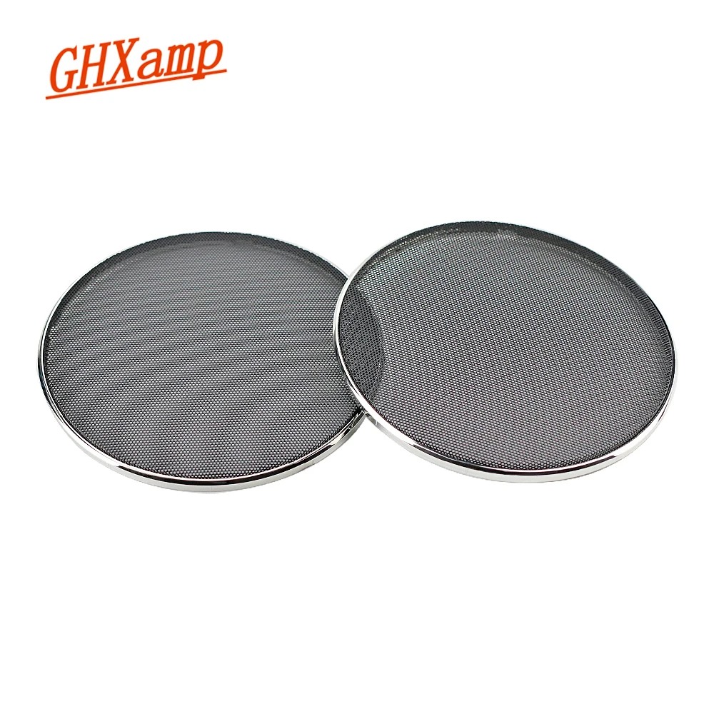 Ghxamp Peças 6.5 Polegada Alto-falante do Carro Treble Net Capa Protetora Alto-falante Grade Malha Gabinete Anel Decorativo