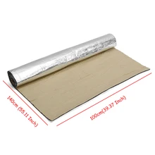 140 см* 100 см изоляция автомобиля закрытый ячеистый Поролоновый лист 5 мм автомобильный фургон звукоизоляция омертвевающая изоляция автомобиля капот изоляция