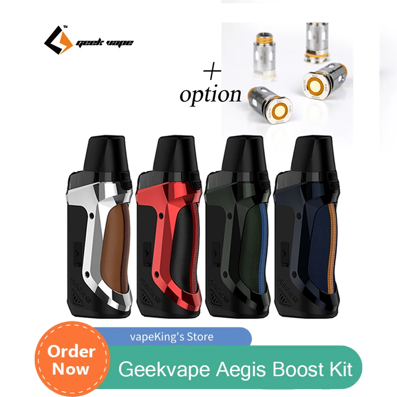 Роскошная версия! Набор для вейпа Geekvape Aegis Boost 40 Вт встроенный аккумулятор 1500 мАч с