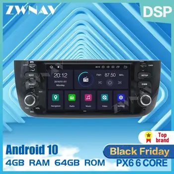 

PX6 IPS 4+64G Android 10.0 Car DVD Stereo Multimedia For Fiat Punto 2009-2015 car Radio GPS Navi Audio Video stereo BT head unit