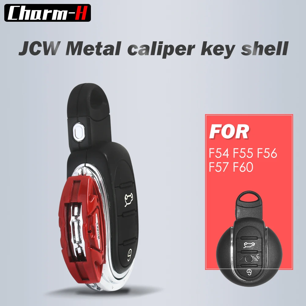 

Metal Brake Disk Shape Key Fob Shell Cover For MINI Cooper GP JCW 3rd Gen F55 F56 F57 F54, Gen2 F60 Countryman Smart Key