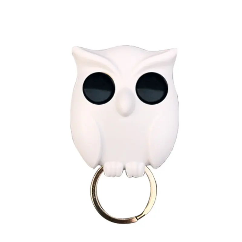 

6x5cm Cute Owl Shape Hooks Wall Hanging Key Holder Innovative Key Hook Door Hanger Storage Rack Home Decorative Organizer 1PC
