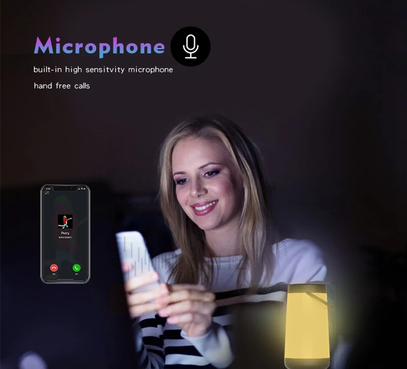 Уличная умная bluetooth колонка светодиодная портативная беспроводная