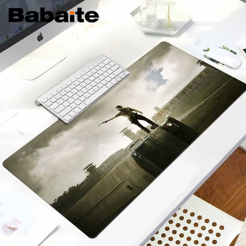 LockEdge 30X90cm Babaite The Walking Dead Нескользящие прочные силиконовые компьютерные коврики Комфортный коврик для мыши игровой коврик для мыши - Цвет: LockEdge 30X90cm