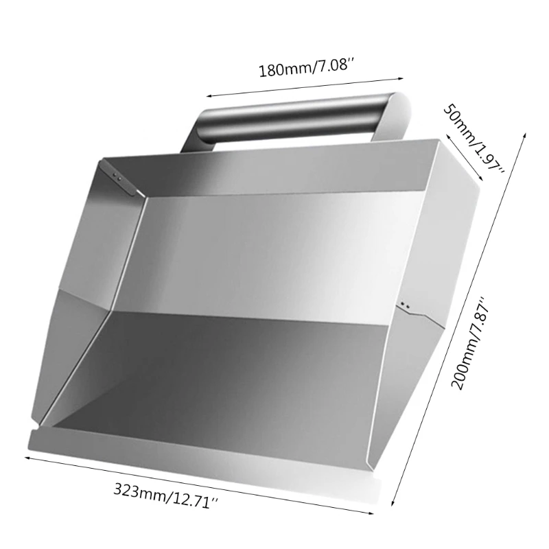 Edelstahl Beton Kelle Wand Verputzen Werkzeuge für Bricklayer Stuckateur Verputzen Zement Bau Werkzeuge F7QC