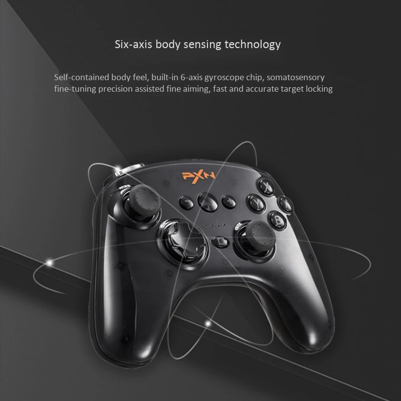 PXN Wireless Game Controller For Nintendo Switch Pc Android Smart Phone Pc,Bluetooth Pro Controller Gaming Gamepad Console Gyro