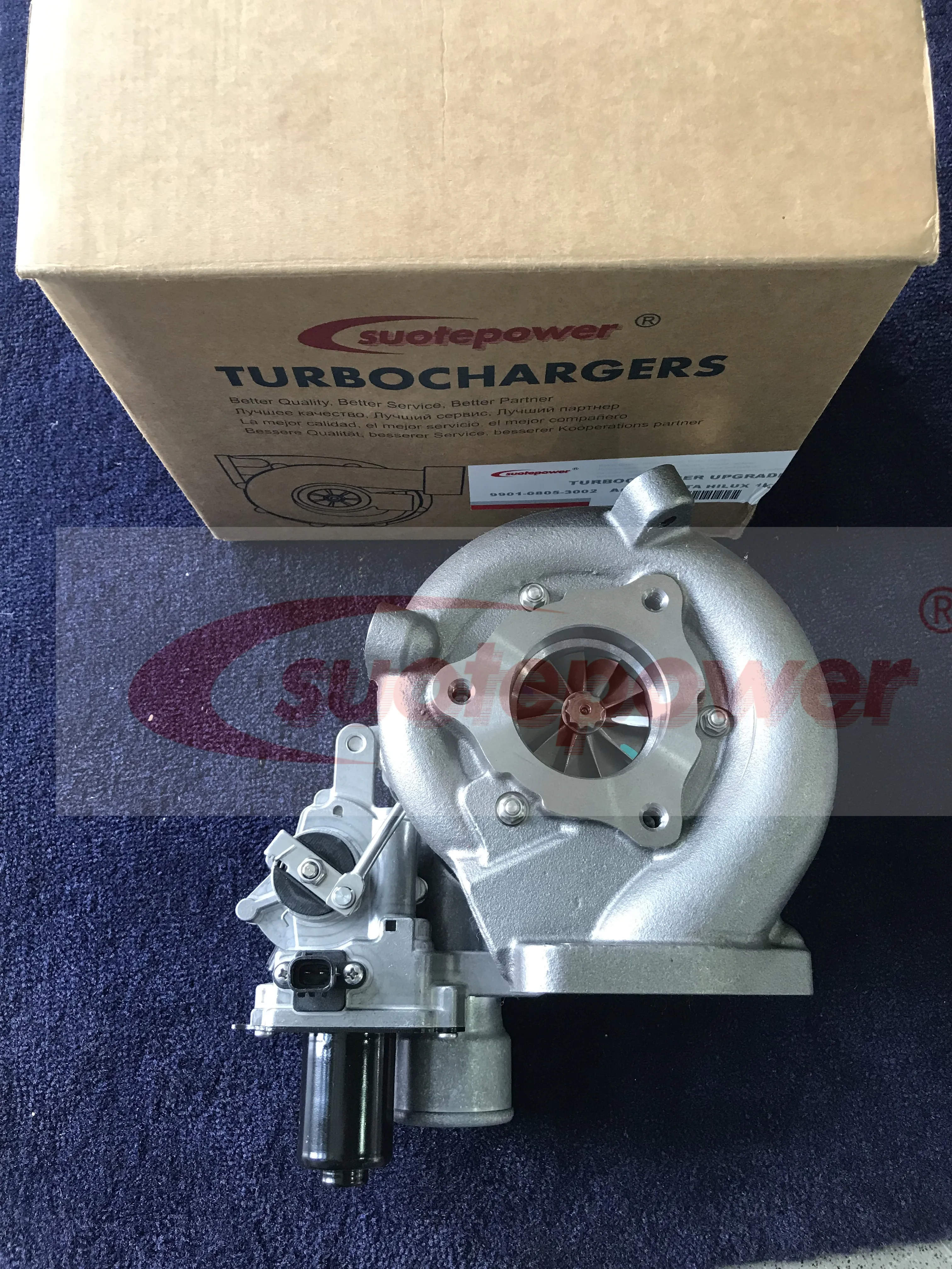 Suotepower Турбокомпрессор CT16V 17201-0L041 для Toyota VIGO3.0 VN двигатель 1KD