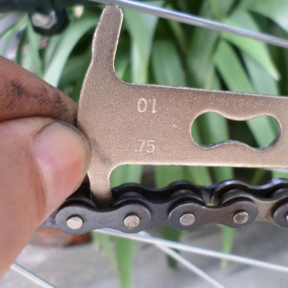 Bicycle Chain Test Caliper Road Folding Bicycle Mountain Bike Chain Wear Replacement Detection Card Rail Tool