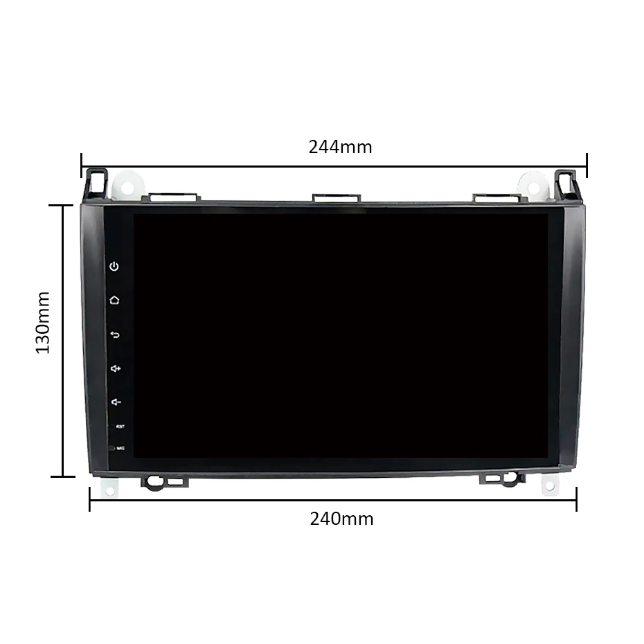 DSP ips 9 ''автомобильный радио мультимедиа 2 Din 4G Android 9 dvd gps для Benz/B200/A B класс/W169/W245/Viano/Vito/W639/Sprinter W906 OBD2