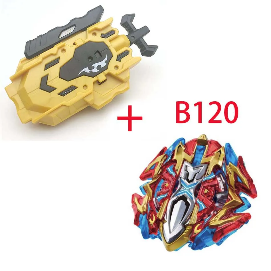 Beyblade Burst B129 CHO-Z VALKYRIE. Z. Ev с левым и правым двухсторонним пусковым устройством, металлический бустер, топ стартер, гироскоп, спиннинговая игрушка для боя - Цвет: B120