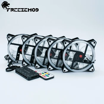 

FREEZEMOD computer 12CM full color fan hydraulic bearing CE certification 366 mode gradient. RBW-CH5