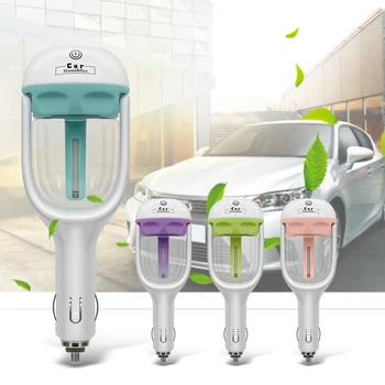 

Mini 12V Car Steam Humidifier Air Purifier Aroma Diffuser Essential Oil Diffuser Car Humidifier Many Colors