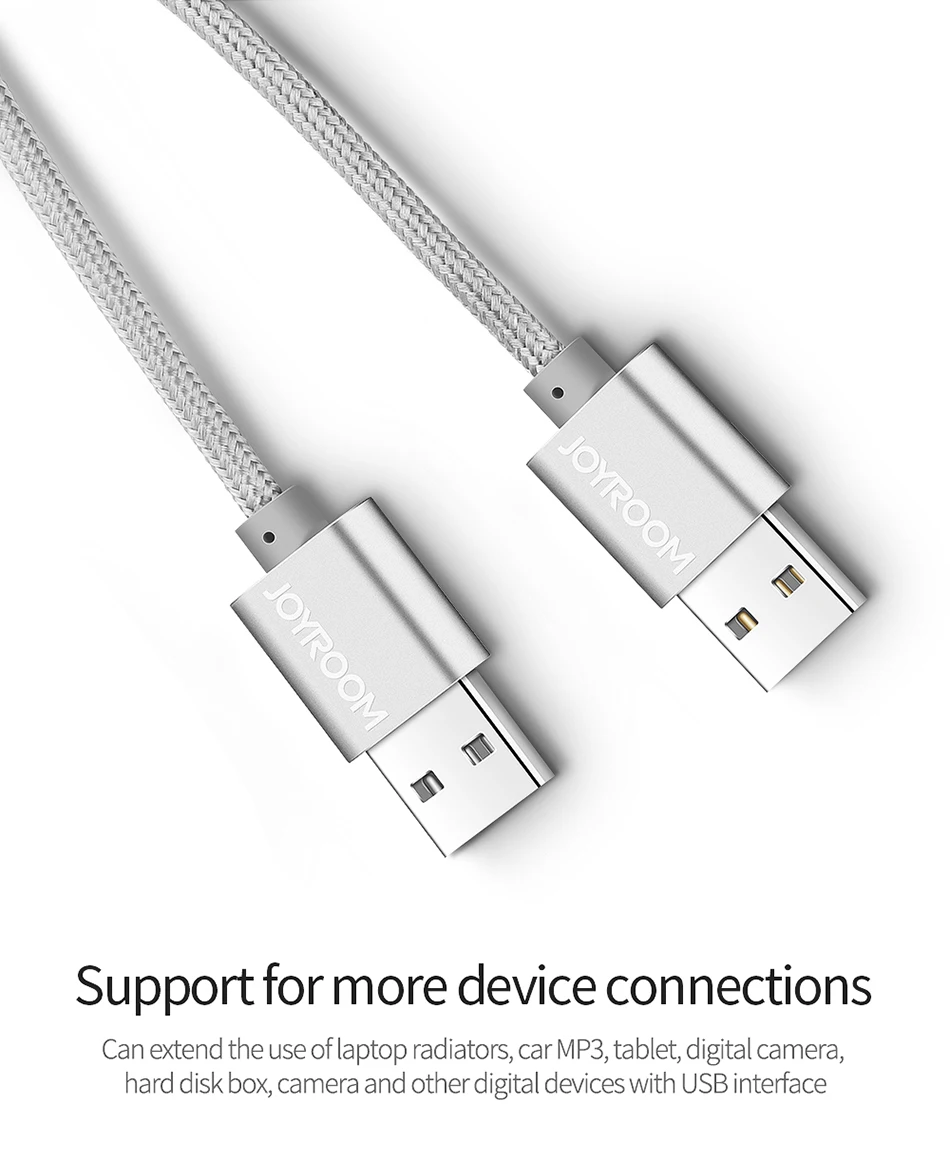Joyroom USB к USB Удлинительный кабель типа А со штекером Супер Скоростной USB 2,0 удлинитель для USB 2,0 удлинитель кабель-удлинитель