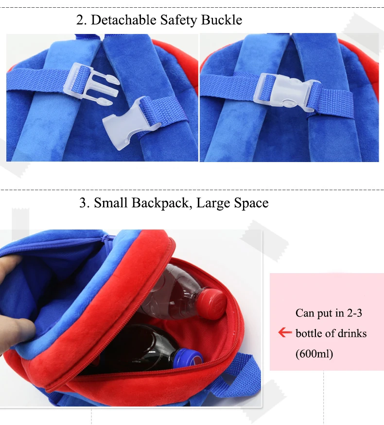Плюшевые рюкзаки с защитой от потери, Mochila, hello kitty, Minnie, рюкзак, Bolsa, Сумка с медведем, сумки для девочек, детская сумка с кроликом, Mochila