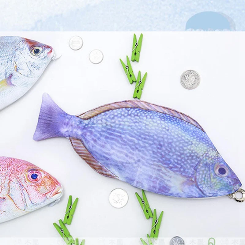 Рыбка Карандаш сумка пенал школьная Ручка Сумка для карандашей имитационная соленая школьная сумка для мальчиков и девочек канцелярские принадлежности