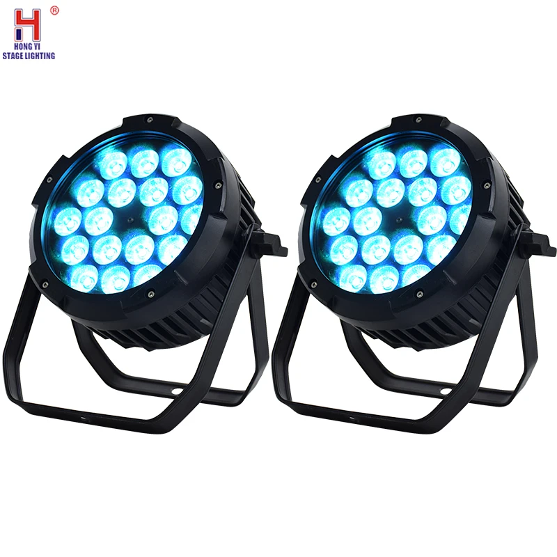 

IP65 waterproof led Par Lights 18x12W RGBWA 5IN1 LED Par DMX control stage DJ equipment dj disco lights (2pcs/lot)