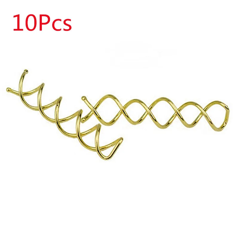 10Pcs Women Spiral Spin Screw Hairpin Stylish Elegant Hair Clip Cute Twisted Barrette Nice Lady Headwear Hair Styling Tool