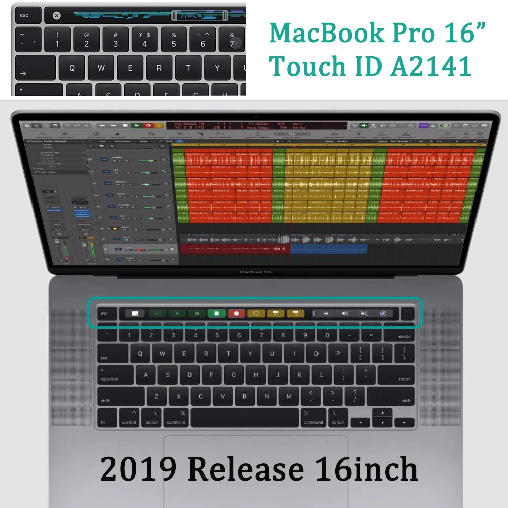 Новое поступление, камера Чехол Жесткий корпус чехол для MacBook Pro 16 дюймов A2141 сенсорная панель с клавиатурой