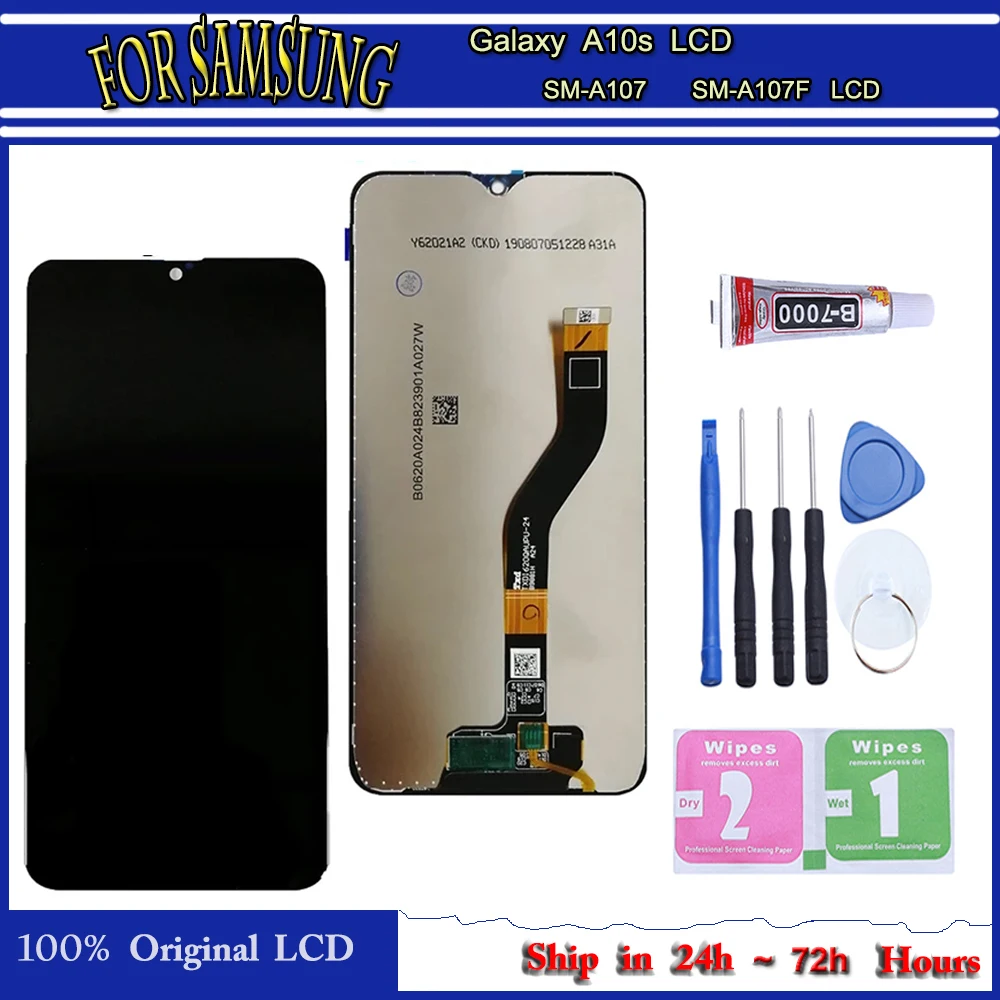 Дигитайзер для Samsung Galaxy A10s A107F/DS A107 ЖК дисплей с сенсорным экраном и дигитайзером