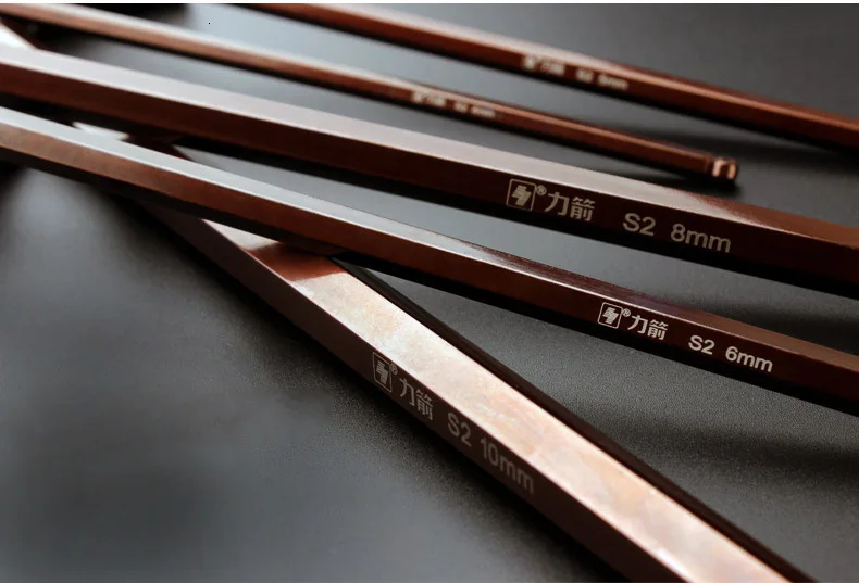 FGHGF S2 9 шт. L Тип Двойной Конец шестигранный ключ метрический Британский шестигранный ключ набор шаровой головкой Alex шестигранный гаечный ключ ручной инструмент