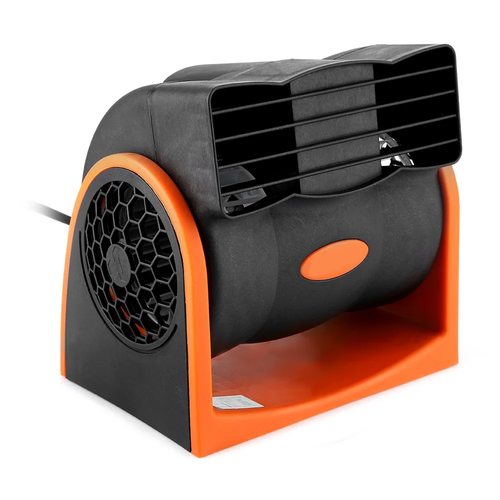 24V Rotatable Car Air Conditioner Truck Boat Car Cooling Air Fan Speed Adjustable Silent Cool Cooler w/ Car cigarette lighter