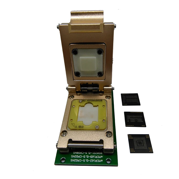 

ANDK 3 IN 1 eMMC153/169 eMCP162/186 eMCP221 Test Socket Reader BGA153 BGA169 BGA162 BGA186 BGA221 Data Recovery Clamshell socket