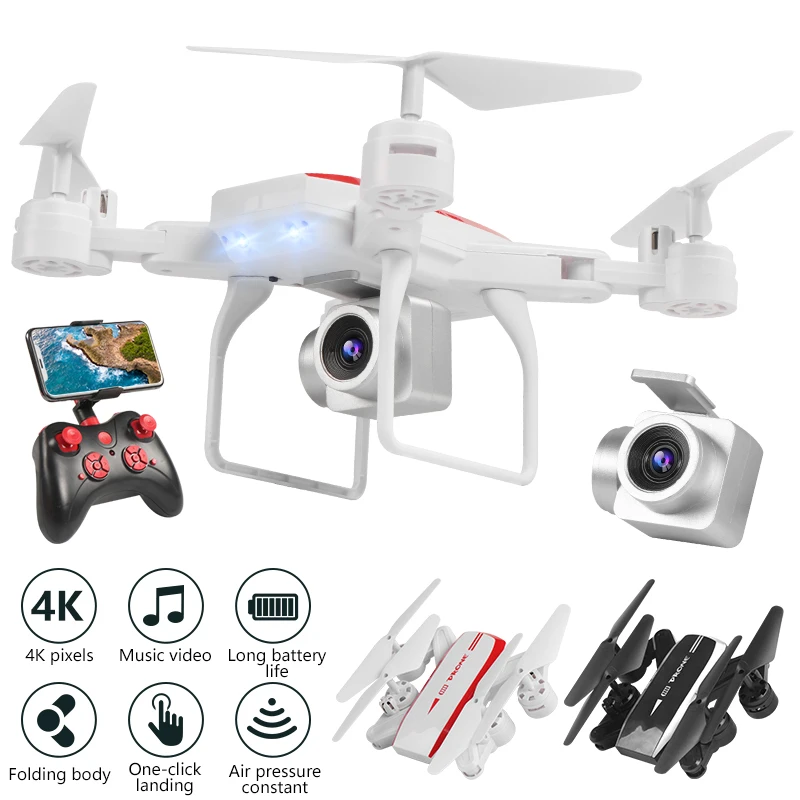 KY606D беспилотная камера д/у Квадрокоптер Вертолет с 4k HD Wifi 20 минут Fly air pressure Hover