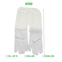 Beekeeper Anti-bee Gloves Beekeeping Protective Sleeves Ventilated Sheepskin And Canvas For Apiculture Tools Beekeeping Gloves 2