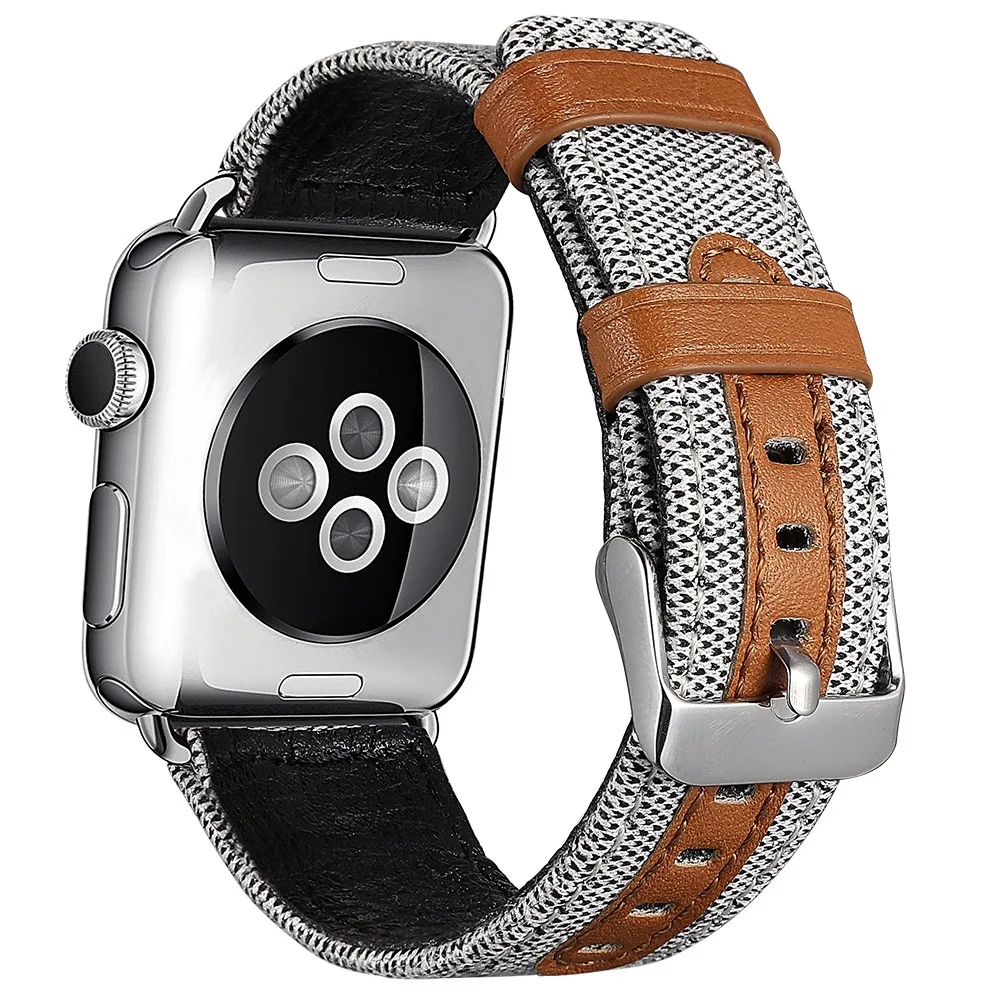 Cinturino для apple watch, 42 мм, ремешок на руку для iWatch, iphone watch, apple watch, ремешок, браслет, montre cuir, серия 5, 44 мм