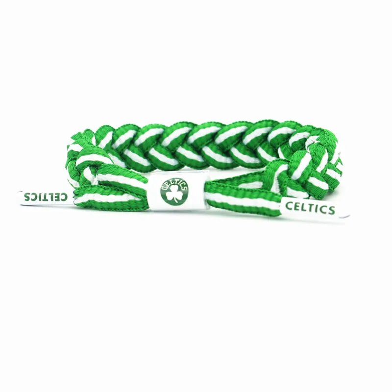 12pcs high quality cotton size adjustable wristband basketball sports bracelet shoelace bangle as irving fans gift