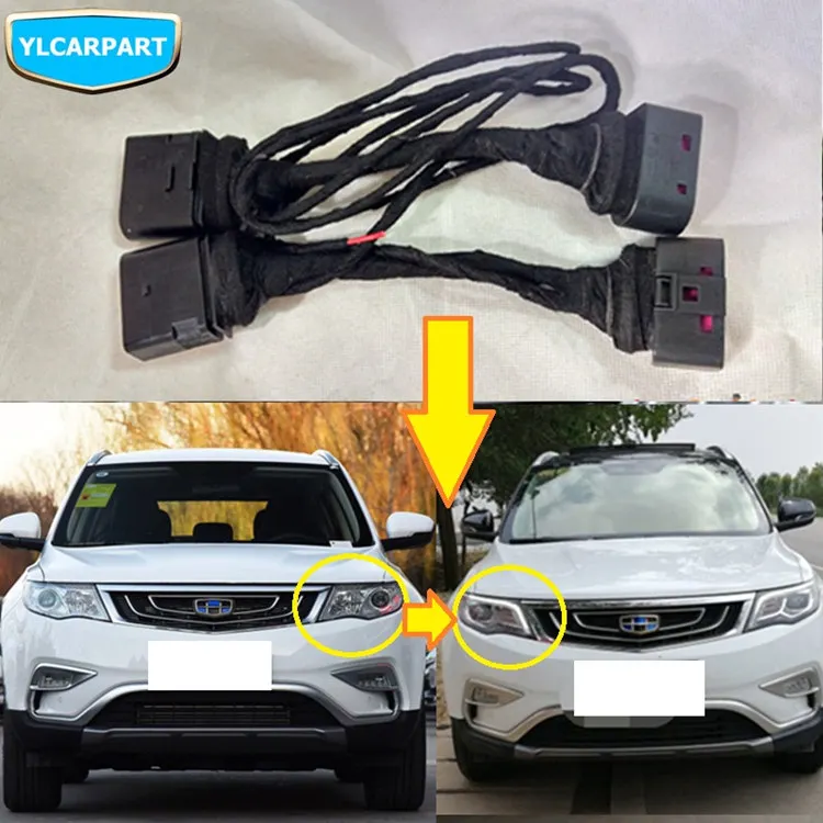 Для Geely Atlas, Boyue, NL3, SUV, Proton X70, Emgrand X7 Sports, автомобильная фара в сборе