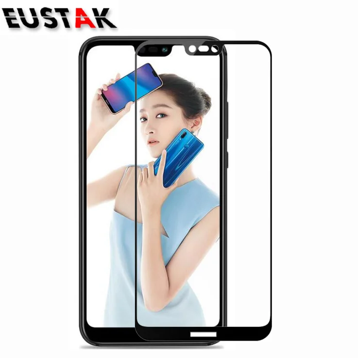 Полное закаленное стекло для Huawei P20 Pro P11 Y6 2018 Y9 Lite Y7 honor 7C Nova 3E 2S 2i P Smart Cover Защитная