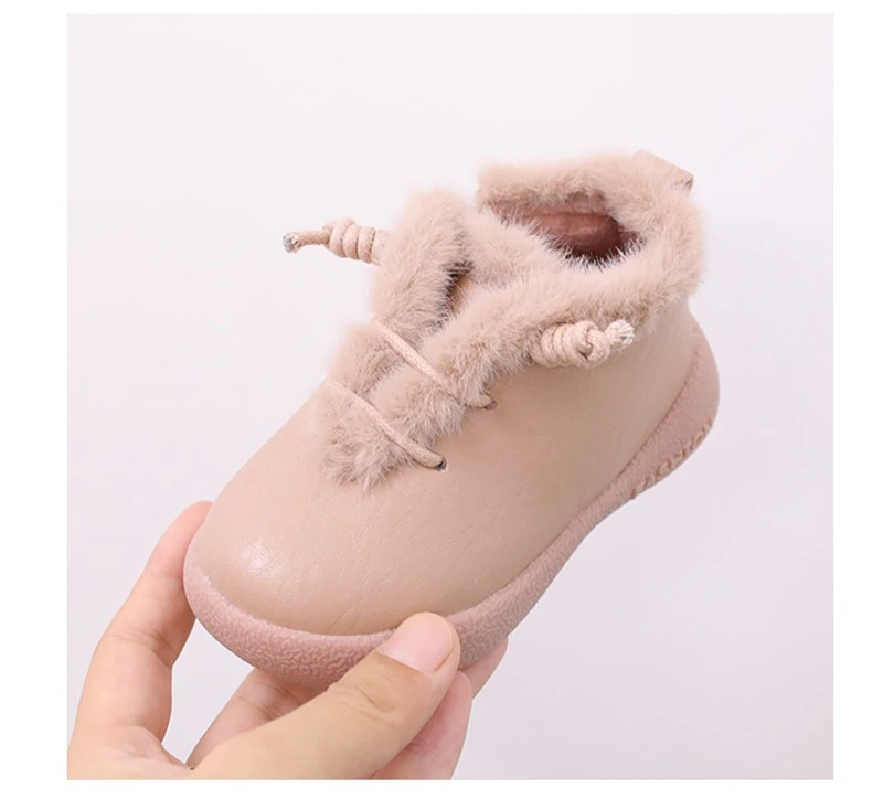 Children's Shoes Baby Toddler Cotton Shoes 1-3 Years Old Snow Boots Warm Cotton Shoes