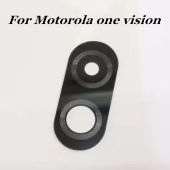 

50pcs Original For Motorola One vision Camera Glass Lens Back Rear Camera Glass Lens with Glue Replacement Repair Spare Parts