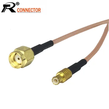 

10pcs/lot RP SMA Male to MCX Male Straight RF Coaxial Cable Pigtail RG316 Coax RF Extention Cable 15CM 30CM 50CM