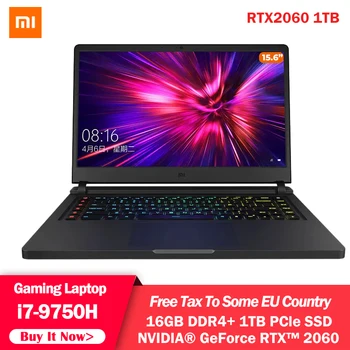 

Original Xiaomi Mi Game Laptop 15.6 inch i7-9750H 16G DDR4 1TB SSD Notebook RTX2060 144HZ FHD Screen Windows 10 Gaming Computer