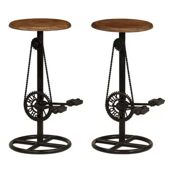 

2pcs/pair Bar Stool Furniture Counter Height Adjustable Bar Chair Seat Modern Chair for Living Room, Dining Room, Kitchen