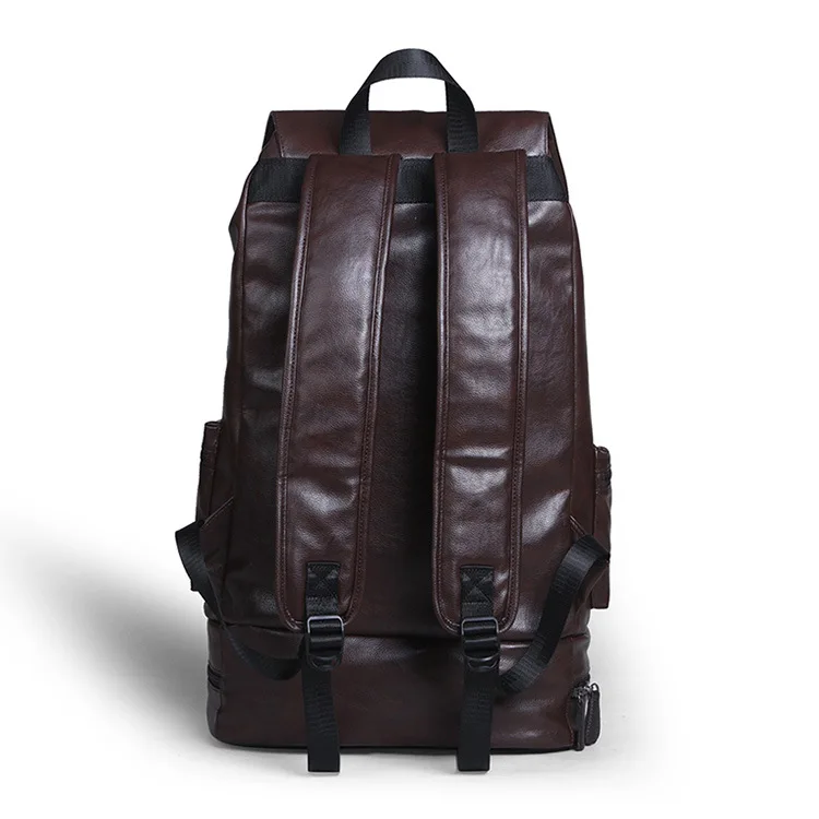 Кожаный рюкзак, дорожные сумки, многофункциональная мужская деловая USB сумка для хранения, мужская спортивная сумка, Большой Вместительный рюкзак, мужская сумка