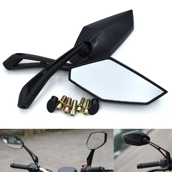 

Black Universal Motorcycle Rear View Side Rearview Mirrors 8mm 10mm For KTM 990 Super Duke RC8 / R 690 Duke 1290 Super Duke R