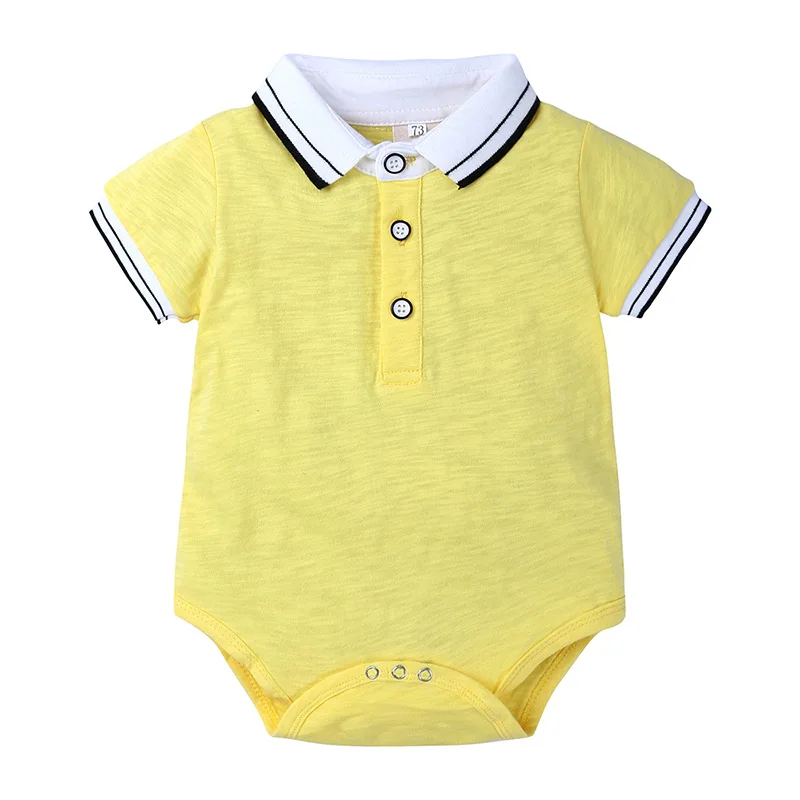New Summer Baby Boys Romper stripe Short Sleeve infant rompers Jumpsuit cotton Rompers Newborn Clothes Kids clothing 0-24M |