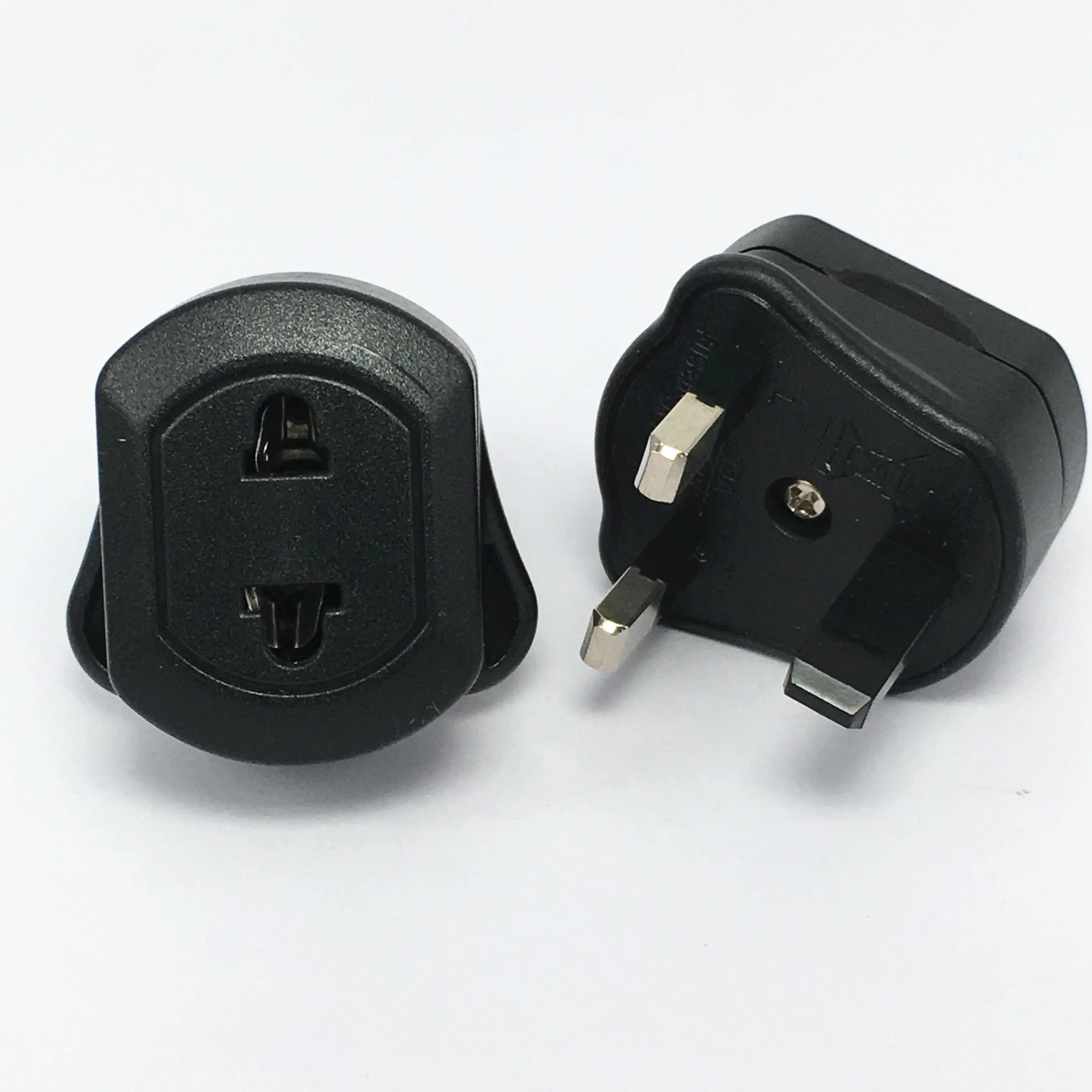 ЕС 2 Pin до 3 Pin Великобритания электробритва Мощность зубная щетка штекер адаптер конвертер прочный для розетка переходник для путешествий