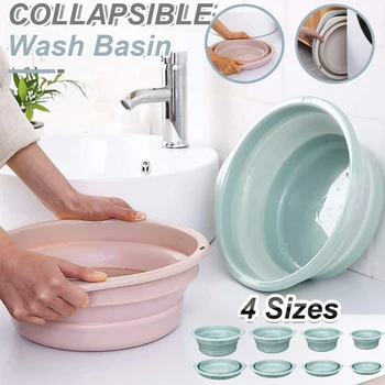 

Spot Portable Collapsible Camp Wash Basin Water Storage for Camping Fishing Outdoor Travel Washing VJ-Drop