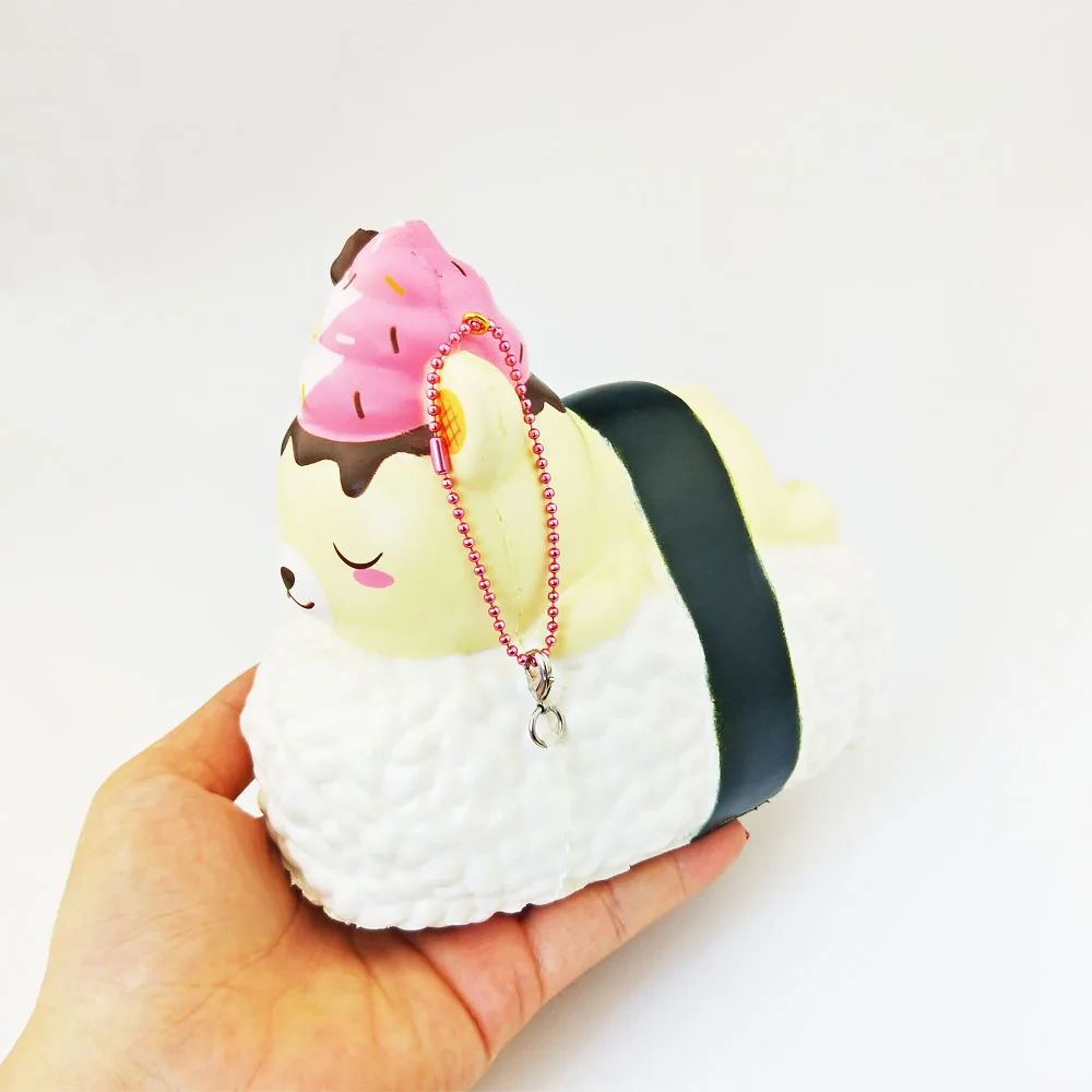 Creamiicandy Squishy doll sushi Scent Slow rebound Christmas Gift For Children Kid Simulated food Toy