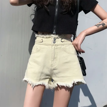

Denim Shorts Women Black High Waist Jean Short Blue Jeans Woman Plus Size Short En Jeans Femme Korean Style Summer New