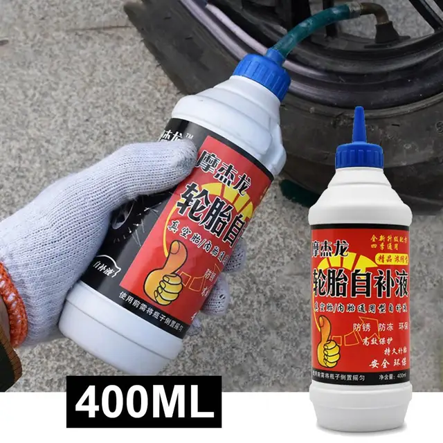 US $8.66 350380400ML Vacuum Tire Inner Tube Repair Glue Car Motorcycle Bike Universal Tire Sealant Repair 