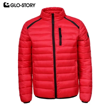 

GLO-STORY Men's 2020 Basic Thick Winter Jacket Men Outdoor Coat Cotton Clothes Zipper Jacket MMA-8413