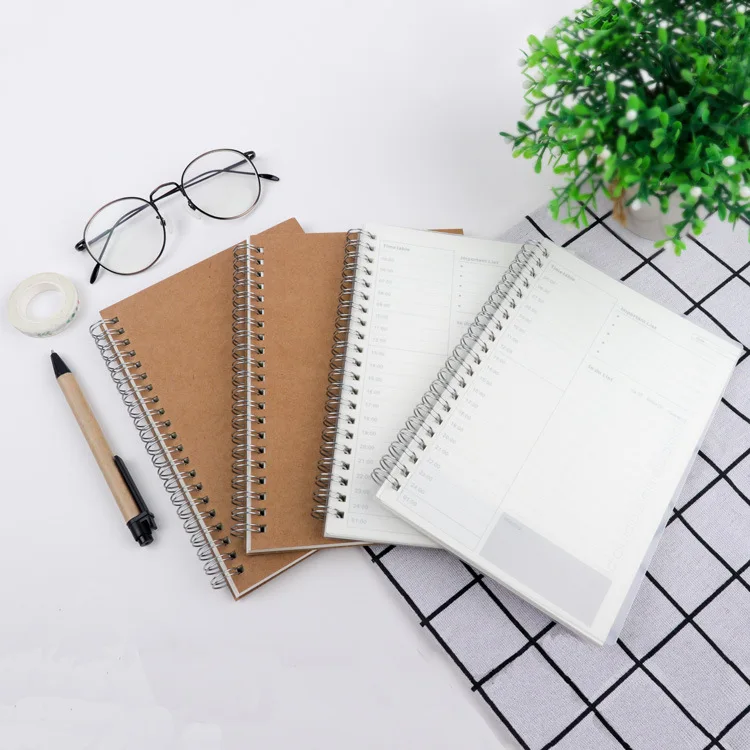 A5 Planning Day Time Management Self Discipline Schedule Book Daily Planner Organizer Study Planner Day Planner Book Notebook 4