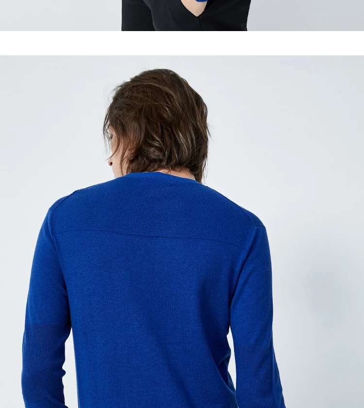 JackJones мужской цветной удобный свитер из ткани с круглым вырезом 219324522